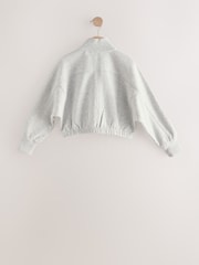 Grey Zip Through Sweat Jacket (3-16yrs) - Image 6 of 8