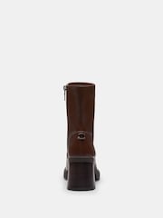 COACH Sculpted C Leather Booties - صورة 5 من 5