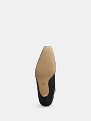 COACH Black Sculpted C Kitten Heel Leather Boots - Image 3 of 5