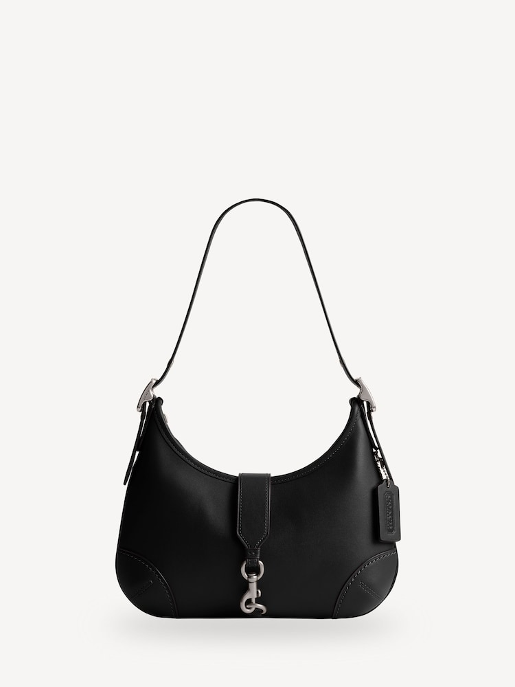 COACH Black Originals Glovetanned Leather Hamptons Hobo Bag - Image 1 of 6