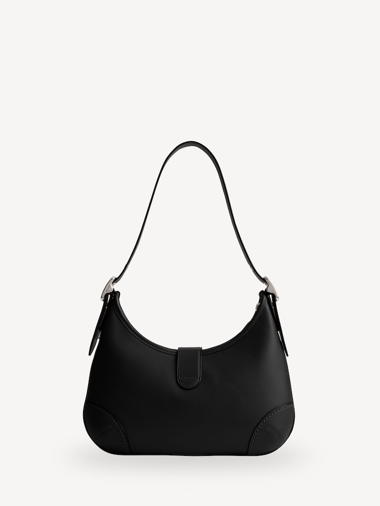 COACH Black Originals Glovetanned Leather Hamptons Hobo Bag - Image 2 of 6