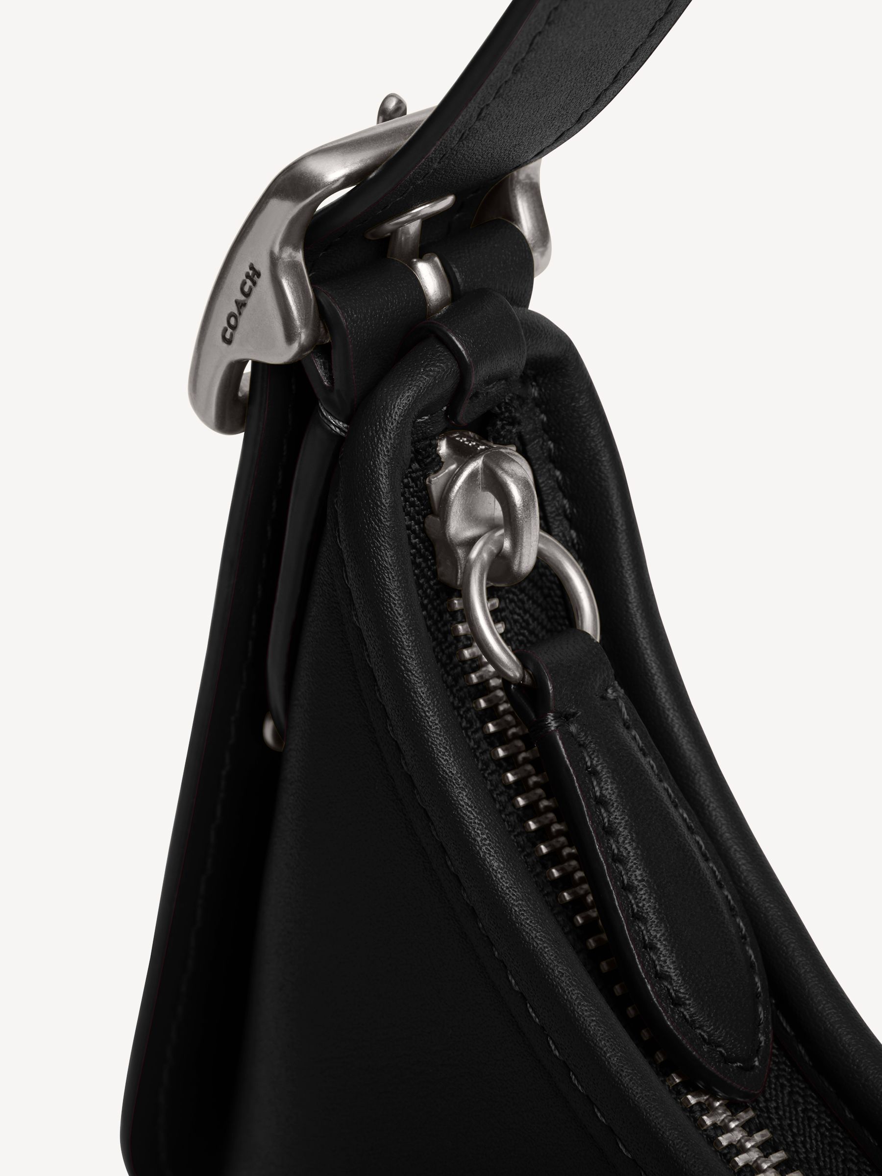 COACH Black Hamptons Hobo Bag | Seasons