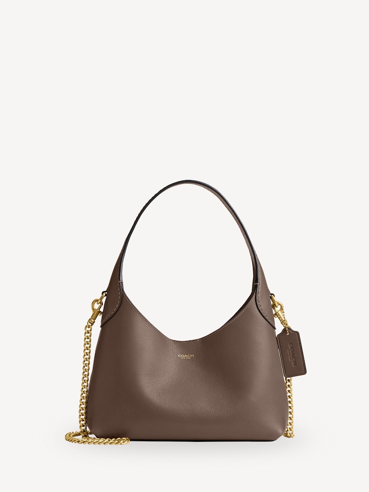 COACH Brown Brooklyn Shoulder Bag - Image 1 of 7 COACH Brown Brooklyn Shoulder Bag - Image 1 of 7