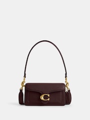 COACH Red Polished Pebble Leather Tabby Shoulder Bag 20 Refresh - Image 1 of 4