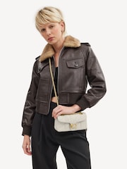 COACH White Quilted Leather Tabby Bag 20 - Image 7 of 9