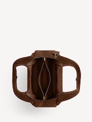 COACH Tan Brown Polished Pebble Leather Lana Shoulder Bag 23 - Image 3 of 4