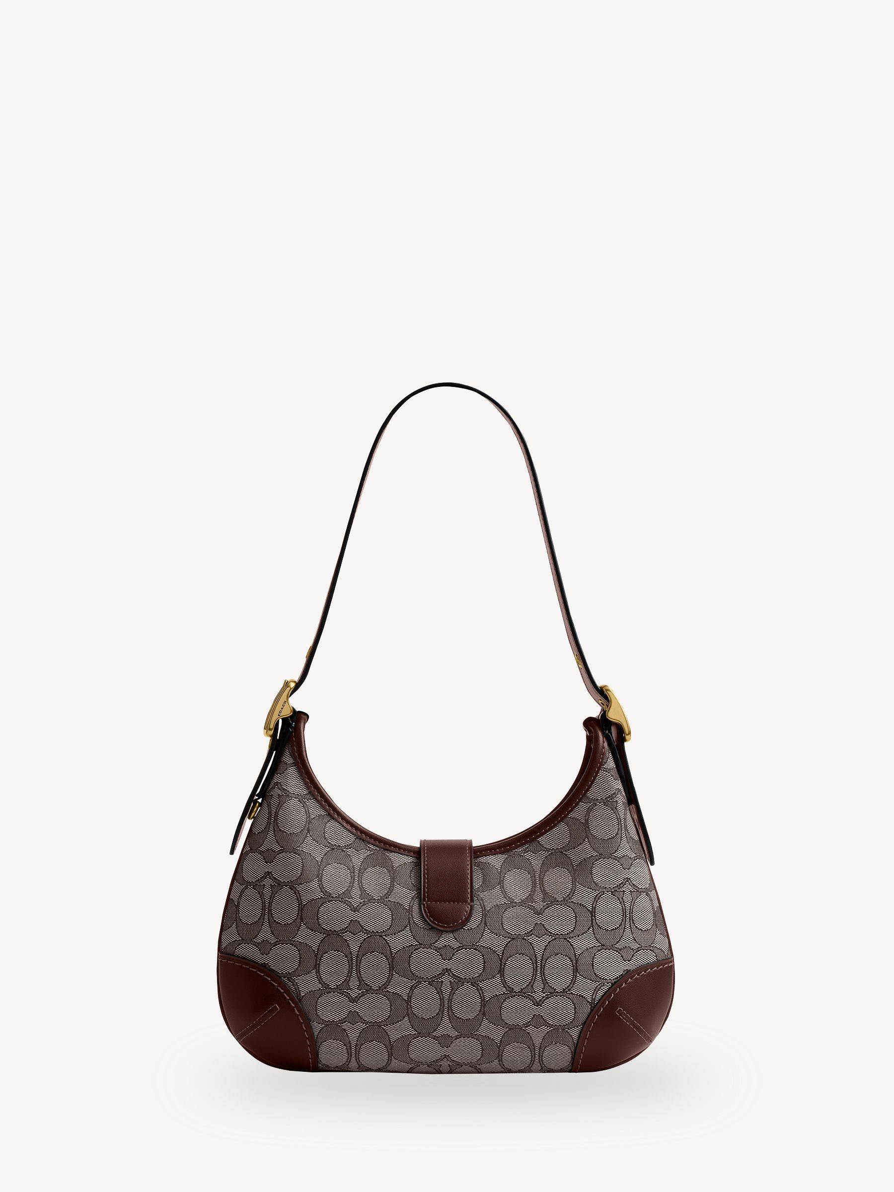 COACH Brown Hamptons Hobo Bag | Seasons