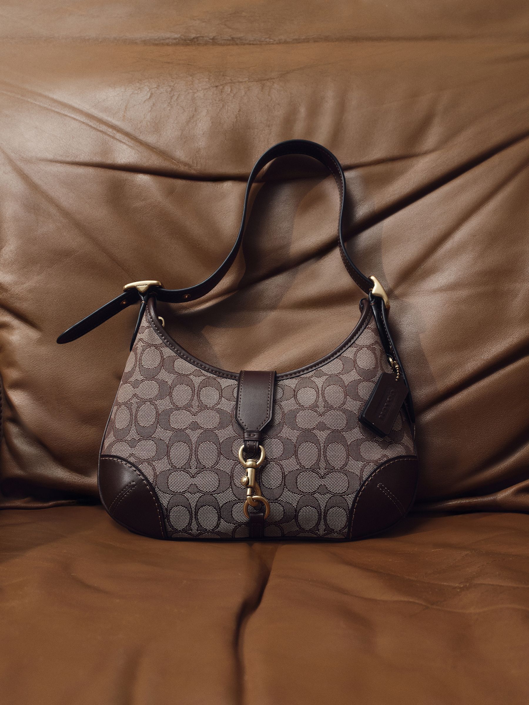 COACH Brown Hamptons Hobo Bag | Seasons