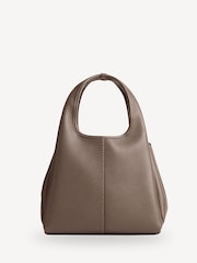 COACH Brown Polished Pebble Leather Lana Shoulder Bag 23 - Image 5 of 8