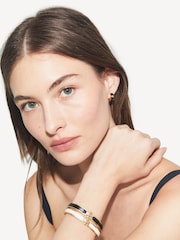 Tory Burch Gold Tone Kira Enamel Medium Bracelet - Image 3 of 3