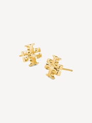 Tory Burch Gold Tone Kira Stud Earrings - Image 2 of 2