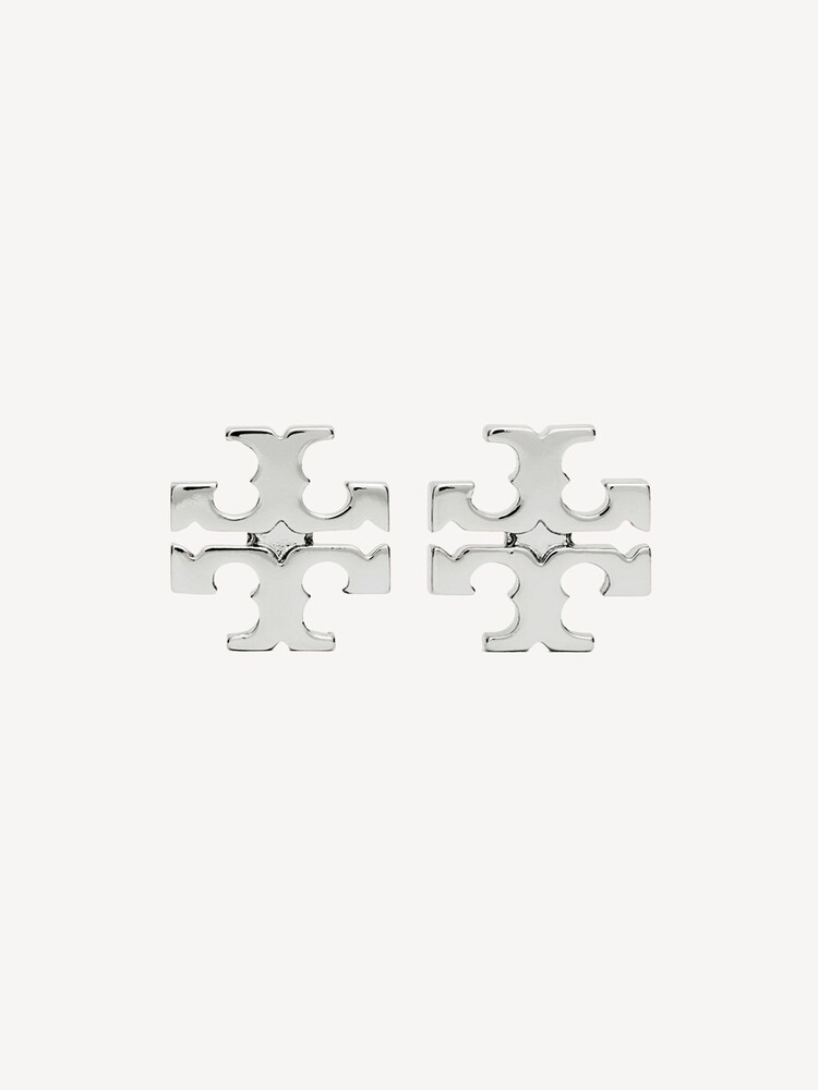Tory Burch Silver Tone Kira Stud Earrings - Image 1 of 2 Tory Burch Silver Tone Kira Stud Earrings - Image 1 of 2