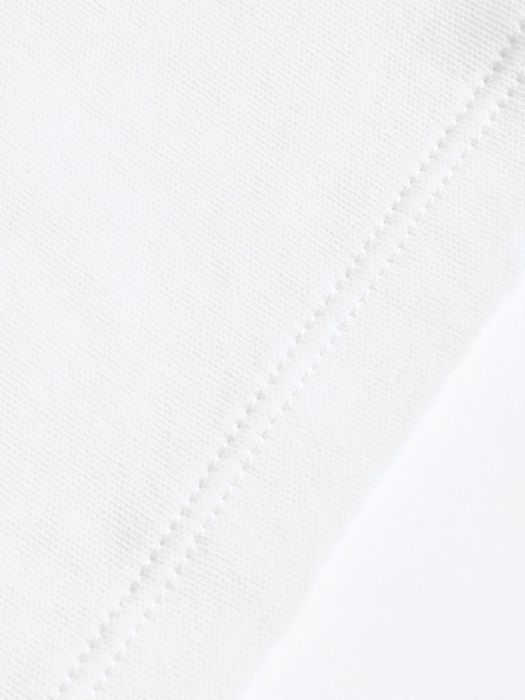 White Baby Long Sleeve 100% Cotton T-Shirts 3 Pack - Image 8 of 8
