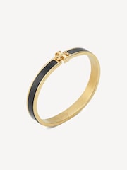 Negro - Tory Burch Kira Enamel Medium Bracelet - Imagen 2 de 3
