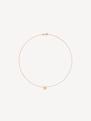 Tory Burch Gold Tone Kira Enamel Pendant Necklace - Image 1 of 2