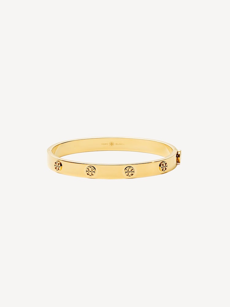 Tory Burch Gold Tone Miller Stud Hinge Bracelet - Image 1 of 1