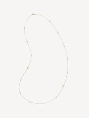 Tory Burch Gold Tone Long Kira Pearl Necklace - Image 1 of 3