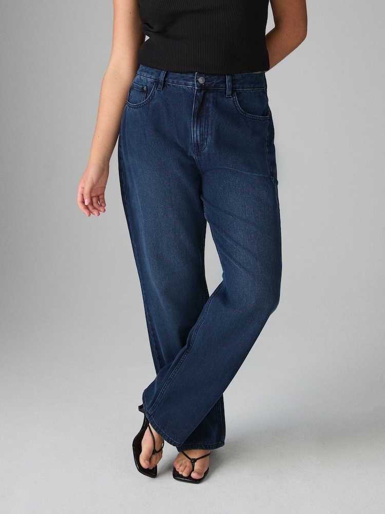 Inky Blue Straight Leg Jeans - Image 2 of 5