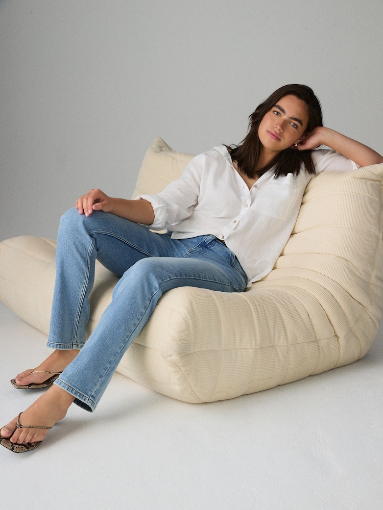 Mid Blue Hourglass Super Soft Slim Jeans - Image 2 of 9