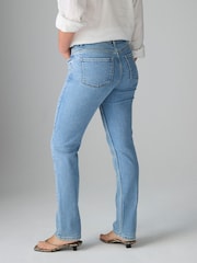 Mid Blue Hourglass Super Soft Slim Jeans - Image 4 of 9
