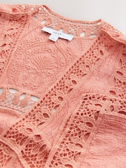 Pink Longline Kimono Cover-Up - Image 3 of 3