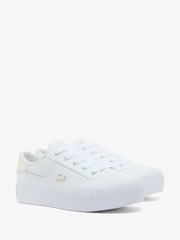 Zapatillas de deporte blancas con plataforma Ziane de Lacoste - Imagen 2 de 6