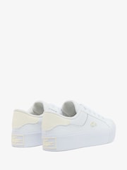 Zapatillas de deporte blancas con plataforma Ziane de Lacoste - Imagen 3 de 6