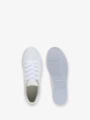 Zapatillas de deporte blancas con plataforma Ziane de Lacoste - Imagen 4 de 6