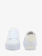 Zapatillas de deporte blancas con plataforma Ziane de Lacoste - Imagen 5 de 6