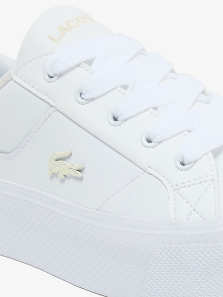Zapatillas de deporte blancas con plataforma Ziane de Lacoste - Imagen 6 de 6