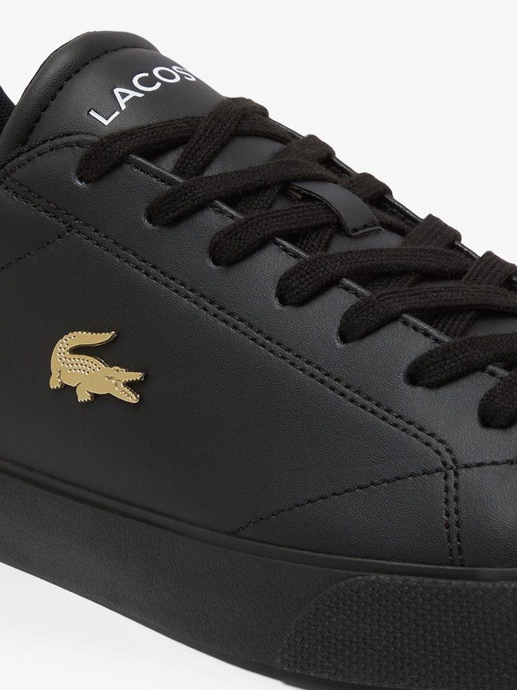 Lacoste Lerond Black Trainers Set - Image 6 of 6