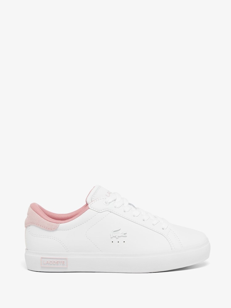 Lacoste White Powercourt Trainers - Image 1 of 7