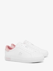 Lacoste White Powercourt Trainers - Image 2 of 7