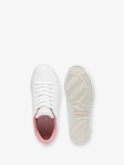 Lacoste White Powercourt Trainers - Image 6 of 7