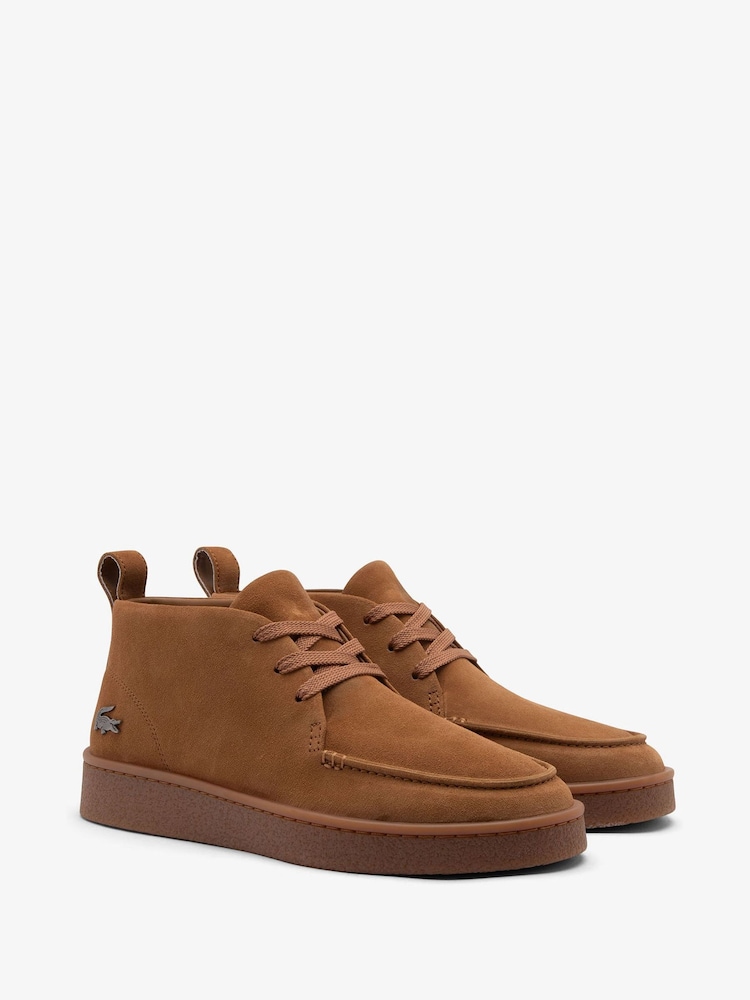 Lacoste Brown Baseshot Chukka Trainers - Image 2 of 5