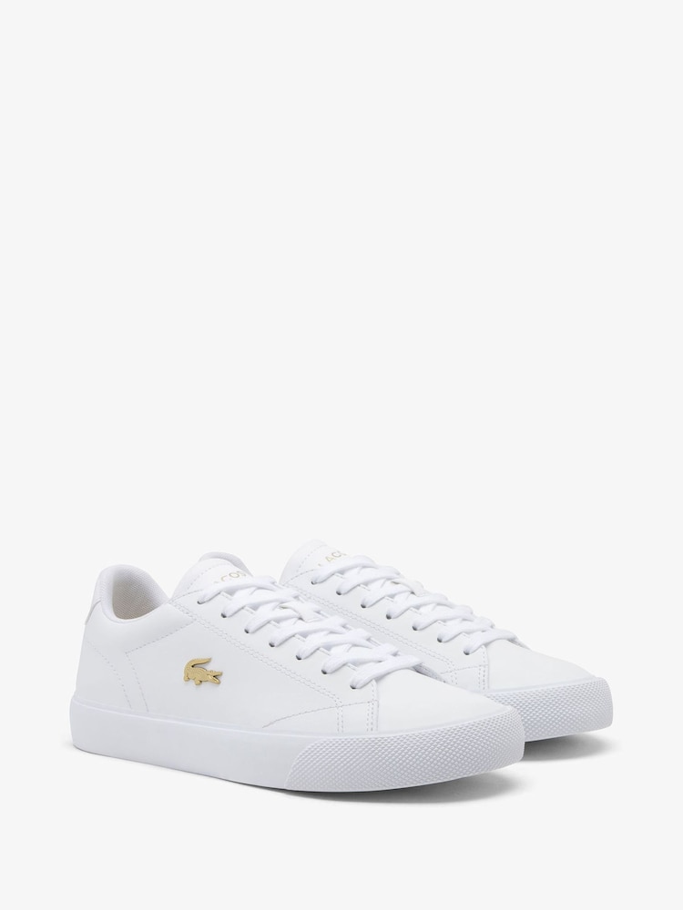 Lacoste Lerond White Trainers - Image 2 of 6