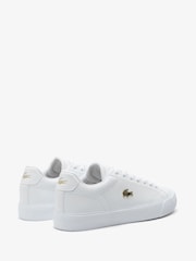 Lacoste Lerond White Trainers - Image 3 of 6