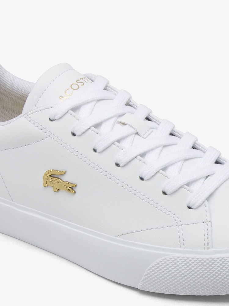 Lacoste Lerond White Trainers - Image 6 of 6