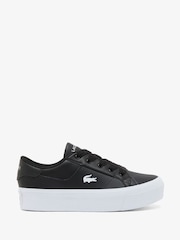 Lacoste Black Ziane Platform Trainers - Image 1 of 6