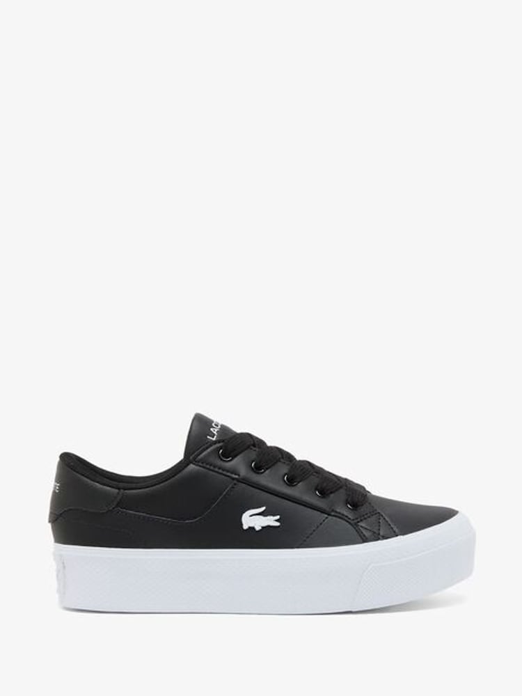 Lacoste Black Ziane Platform Trainers - Image 1 of 6