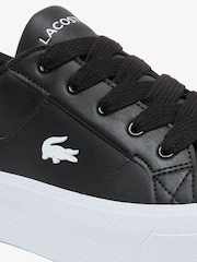 Lacoste Black Ziane Platform Trainers - Image 6 of 6