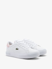 Lacoste Powercourt White Trainers - Image 2 of 6