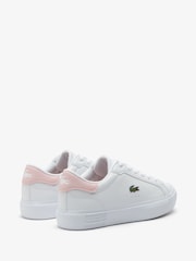 Lacoste Powercourt White Trainers - Image 3 of 6