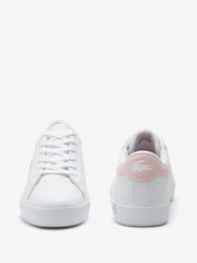 Lacoste Powercourt White Trainers - Image 5 of 6