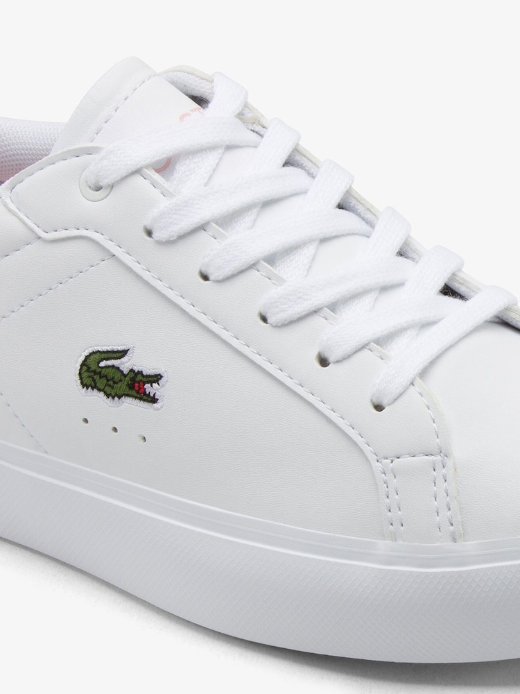 Lacoste Powercourt White Trainers - Image 6 of 6