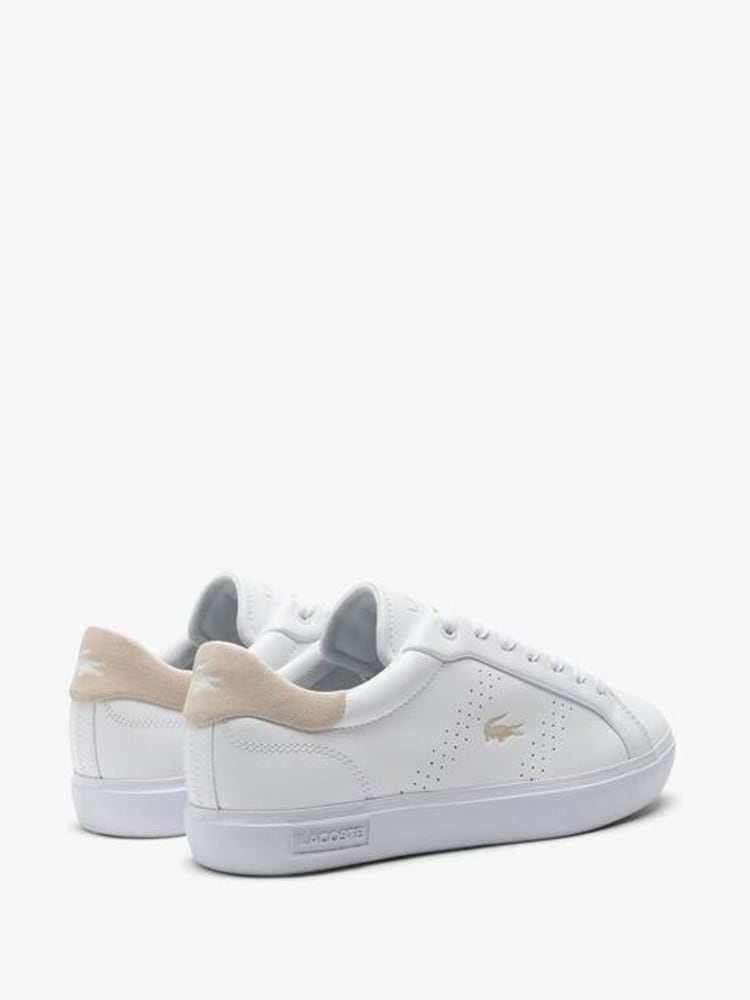 Lacoste Powercourt White Trainers - Image 2 of 6