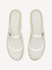Tory Burch White Mellow Mary Jane Jelly Sandals - Image 3 of 4