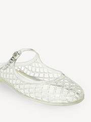 Tory Burch White Mellow Mary Jane Jelly Sandals - Image 4 of 4