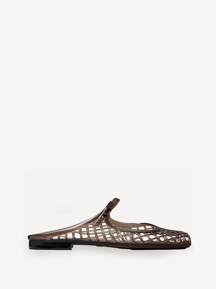 Tory Burch Brown Mellow Mary Jane Jelly Sandals - Image 1 of 4