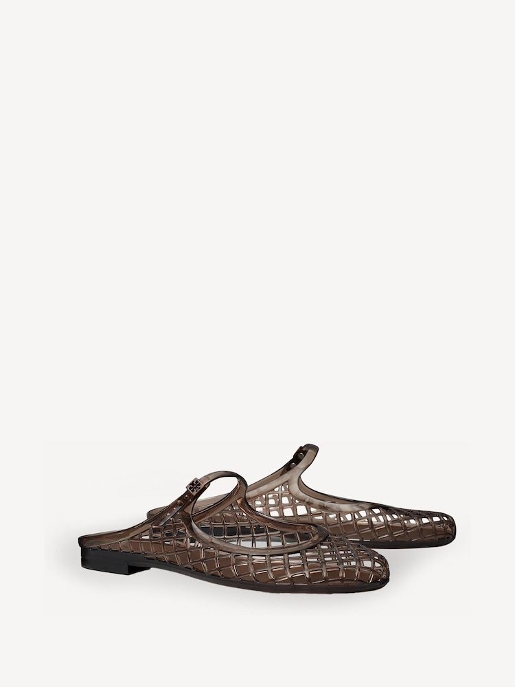 Tory Burch Brown Mellow Mary Jane Jelly Sandals - Image 2 of 4